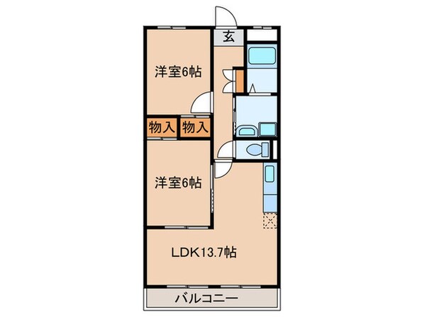 セラフィ西原の物件間取画像